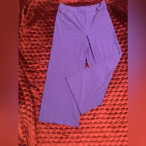 NY&CO Deep Purple Wide leg trousers - Picture 3 of 4